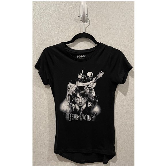 HARRY POTTER Black Short Sleeve Tee - Picture 1 of 3